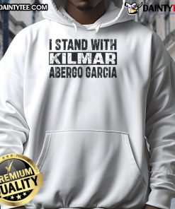 Good I Stand With Kilmar hoodie featuring 'Bring Kilmar Home' message, supporting Abrego Garcia's cause.