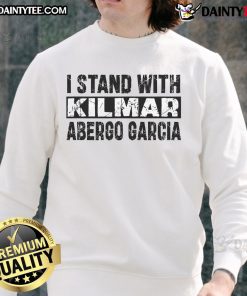 Good I Stand With Kilmar Bring Kilmar Home Free Abrego Garcia sweatshirt featuring bold text design and vibrant colors.