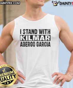 Good I Stand With Kilmar tank top design supporting Kilmar and advocating for Abrego Garcia's return home.