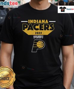 Good Indiana Pacers 2025 Playoff Participant Master T-Shirt featuring team colors and logo, perfect for fans and collectors.