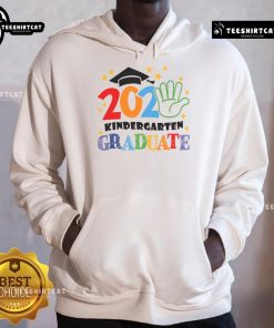 2025 graduate wearing a Good Kindergarten Graduation hoodie, smiling with pride at their milestone achievement.