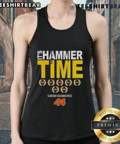 Good Lewis Hamilton 44 It's Hammer Time signature tank top featuring bold design, perfect for racing fans and enthusiasts.