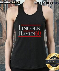 Good Lincoln Hamlin '60 campaign tank top featuring Republican and Democrat designs, perfect for vintage political fashion.