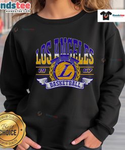Vintage 1967 Good Los Angeles Basketball sweatshirt, featuring classic design and retro colors, perfect for sports fans.