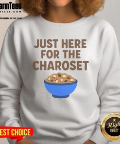 Good Passover dessert sweatshirt featuring Charoset design, perfect for celebrating Jewish food traditions.