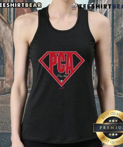 Good Pete Crow-Armstrong wearing a Super PCA tank top, showcasing a stylish sports look for summer activities.