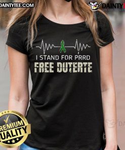 Good Philippines Free Duterte Supporter President Ladies Tee featuring a stylish design celebrating Duterte's leadership.