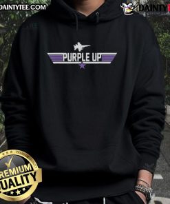 Alt Text: Good Purple Up hoodie for Military Month of the Military Child, celebrating military families and their resilience.