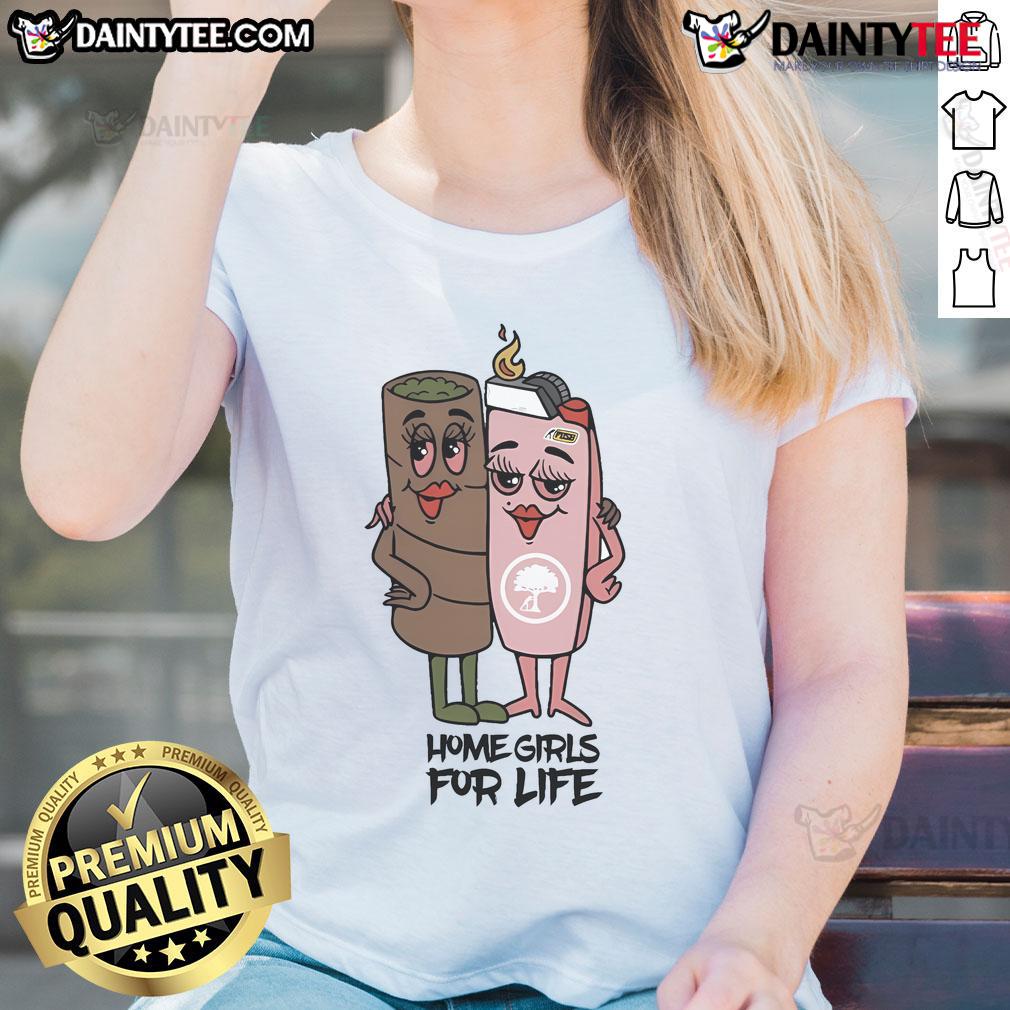 Good Push Trees Homies Girls For Life Ladies Tee