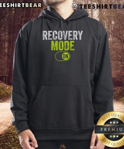 Good Recovery Mode On Hoodie in soft fabric, perfect for workouts and relaxation, featuring a stylish graphic design.