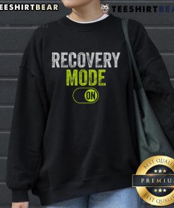 Good Recovery Mode On Sweatshirt in cozy fabric, perfect for post-workout relaxation and stylish comfort.