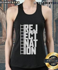 Good Reject Nation film strip design on a stylish The Reel Rejects tank top for fans of indie movies.