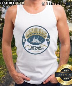 Good Rocket to Space and Back Again Space Mountain 1977 tank top featuring vibrant graphics and retro design.