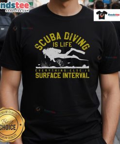 Good Scuba Diving Is Life T-Shirt featuring a vibrant design, perfect for diving enthusiasts and ocean lovers.