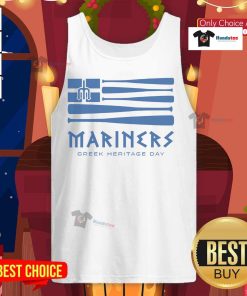 Good Seattle Mariners Greek Heritage Day tank top featuring vibrant design and team logo, perfect for game day.
