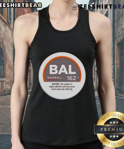 Good Severe Pain and Suffering Baltimore Orioles baseball tank top featuring team logo and vibrant colors.