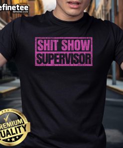 Alt Text: Classic vintage retro t-shirt featuring Good Shit Show Supervisor design, perfect for casual wear and gifts.