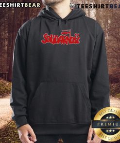 Alt Text: Good Solidarity Solidarnosc Polish Trade Union 1980s hoodie featuring iconic logo and vintage design for union supporters.
