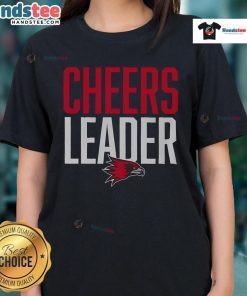 Good Southeast Missouri State Redhawks cheerleader ladies in team tees showcasing school spirit at a game.