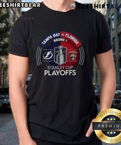 Good Tampa Bay Lightning vs Florida Panthers 2025 Stanley Cup Playoffs T-Shirt featuring vibrant team graphics.