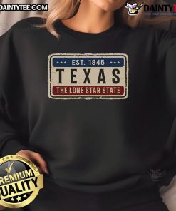 Alt Text: Good Texas Retro Vintage Classic Sweatshirt in soft fabric featuring a retro design and vibrant colors.