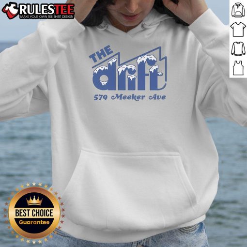 Good The Commodore hoodie displayed at The Drift, 579 Meeker Ave, featuring stylish design and vibrant colors.