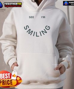 Smiling person wearing a 'Good The Last Five Years' hoodie, showcasing a vibrant design and cheerful expression.