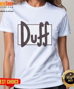 Good The Simpsons Duff Beer lightweight ladies tee featuring a fun graphic design perfect for fans of the show.