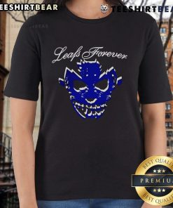 Good Toronto Maple Leafs Forever Mask Ladies Tee featuring vibrant team colors and stylish design for female fans.
