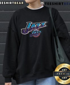 Alt Text: Good Utah Jazz Hardwood Classics Evergreen Sweatshirt showcasing team logo and stylish design for fans.