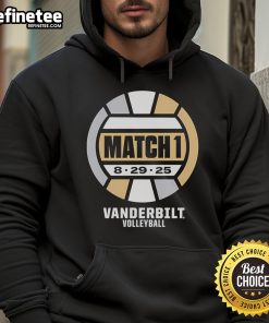 Good Vanderbilt Commodores volleyball match 2025 hoodie featuring team colors and logo in a stylish design.