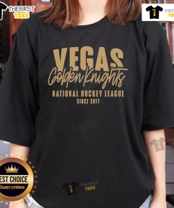 Good Vegas Golden Knights National Hockey League Since 2017 ladies tee showcasing team pride and stylish design.