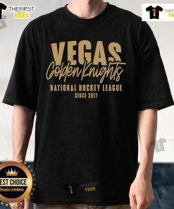 Good Vegas Golden Knights National Hockey League Since 2017 T-Shirt featuring team logo and stylish design for fans.