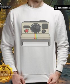 Good Vintage Instant Camera 80s Style Sweatshirt featuring retro design and vibrant colors, perfect for vintage lovers.