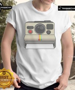 Good Vintage Instant Camera 80s Style T-Shirt featuring retro design and vibrant colors perfect for photography enthusiasts.