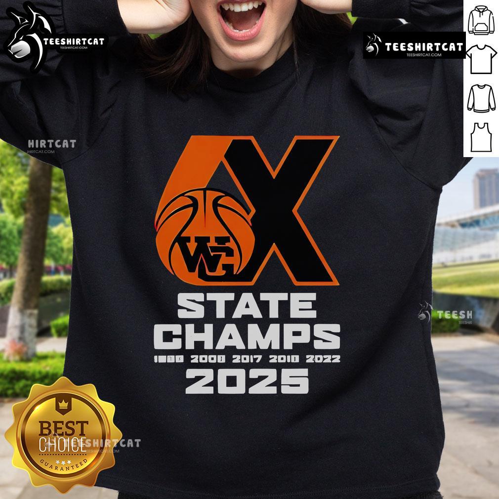 Good Webster Groves Basketball 6X State Champs 2025 Sweatshirt Good Webster Groves Basketball 6x State Champs 2025 sweatshirt featuring team colors and logo for proud supporters.