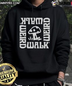 Good Weird Walk Forager Mushroom Hoodie featuring a unique mushroom design, perfect for outdoor enthusiasts and foraging lovers.