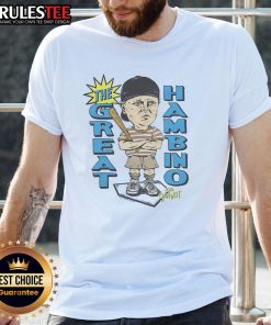 Good Women's The Sandlot The Great Hambino T-Shirt featuring iconic graphics for fans of the classic movie.