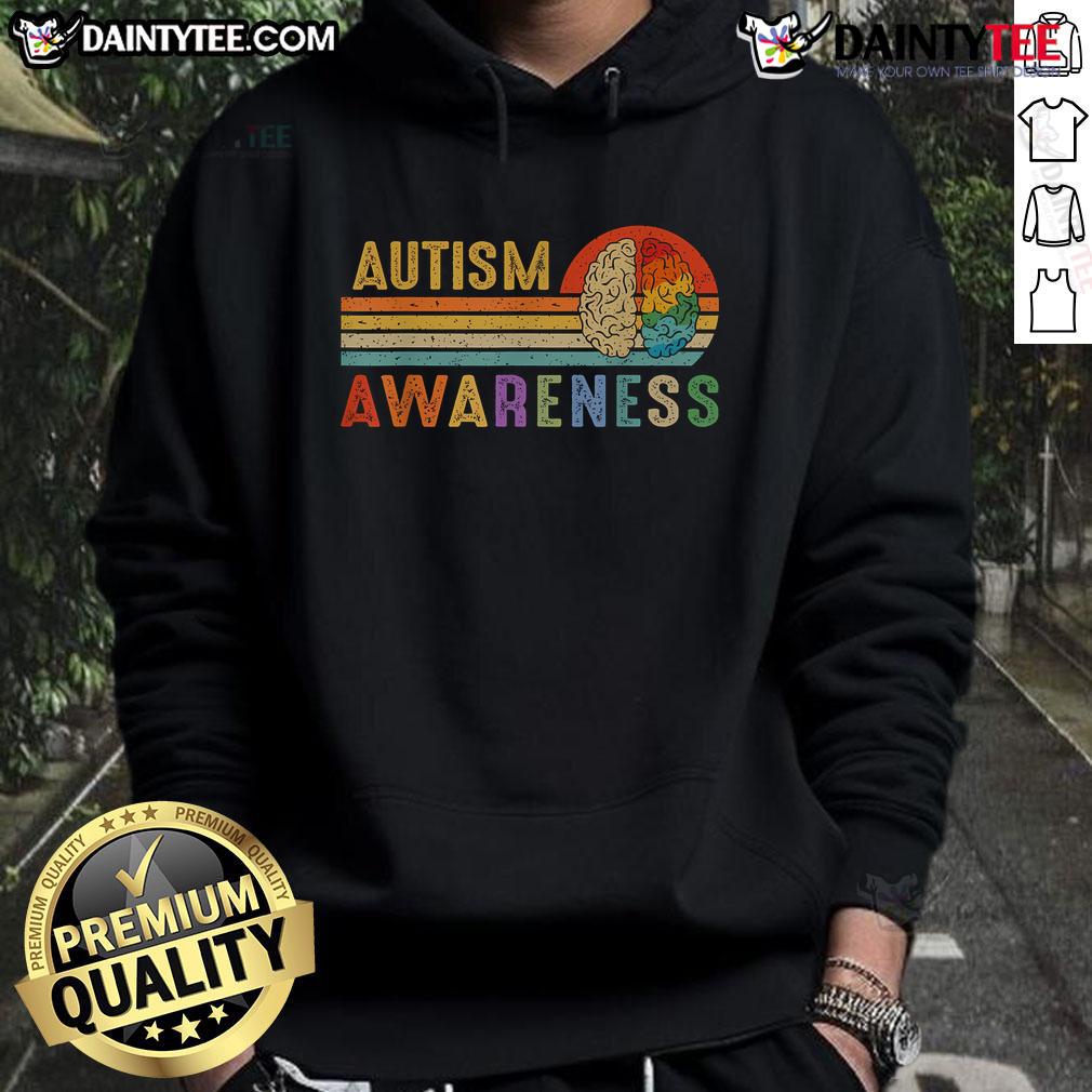 Good World Autism Awareness Neurodiversity Autistic April Sunset Hoodie
