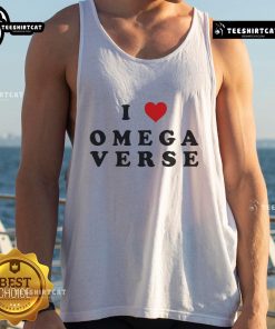 Happy I Love Omegaverse tank top featuring a vibrant design, perfect for Omegaverse fans who celebrate love and identity.