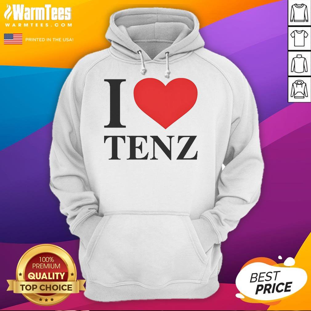 Happy I Love Tenz Hoodie Happy I Love Tenz Hoodie featuring vibrant colors and a bold design, perfect for fans of Tenz and gaming apparel.