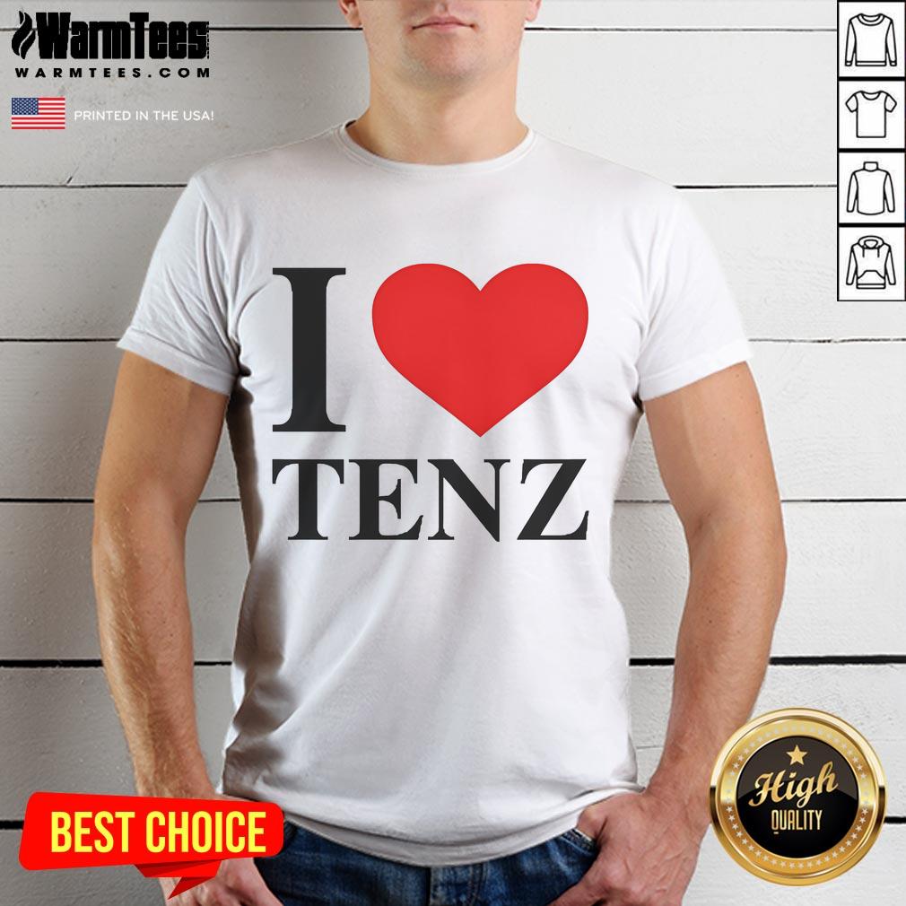 Happy I Love Tenz T Shirt Happy I Love Tenz T-Shirt featuring vibrant graphics and a cheerful design, perfect for fans of Tenz.
