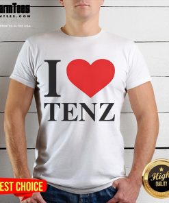Happy I Love Tenz T-Shirt featuring vibrant graphics and a cheerful design, perfect for fans of Tenz.