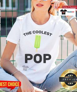 Happy The Coolest Pop Ladies Tee featuring vibrant colors and a trendy design perfect for pop culture enthusiasts.