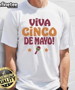 Happy Viva Cinco De Mayo Fiesta T-Shirt featuring vibrant colors and festive graphics celebrating Cinco de Mayo.