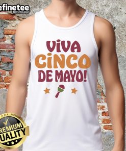 Happy Viva Cinco De Mayo Fiesta tank top featuring vibrant colors and festive designs, perfect for celebrating Cinco de Mayo.