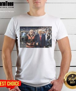 Hot Best Boss In The Business Wyatt Hendrickson Donald Trump USA Wrestling Legend T-Shirt design featuring bold graphics.