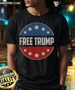Alt Text: Hot Free Trump Supporters Pro Trump Take Our Nation Back Republican T-Shirt in bold red with patriotic graphics.