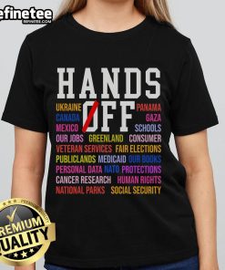 Hot Hands Off Protest on Saturday, April 5: Women wearing rally tees advocating for change and empowerment.