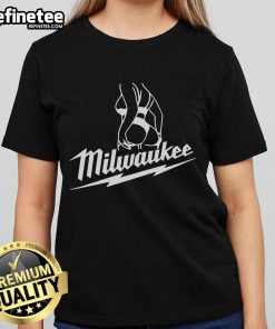 Stylish hot Milwaukee sexy girl ladies tee featuring a trendy design perfect for casual outfits and showcasing local pride.
